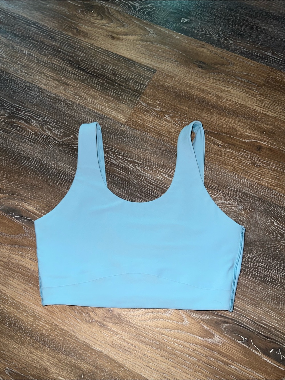 Old Navy Light Blue Scoop Neck Sports Bra